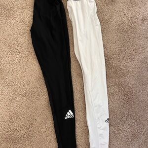 2 pairs of Adidas Aeroready Techfit Legs Primegreen